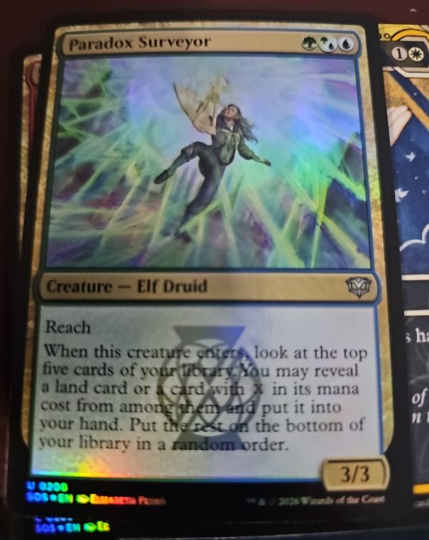 2021 Magic: The Gathering #208 Paradox Surveyor — front