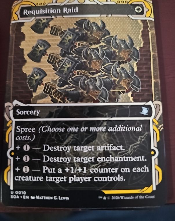 2023 Magic: The Gathering Secrets of Strixhaven Mystical Archive #10 Requisition Raid — front