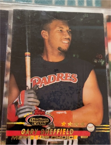 1993 Topps Stadium Club #300 Gary Sheffield — front