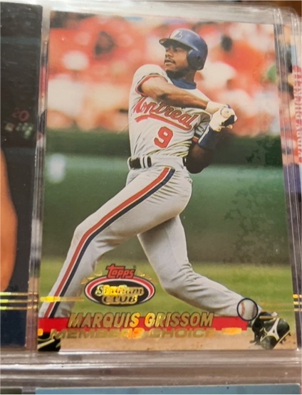 1993 Topps Stadium Club #598 Marquis Grissom — front