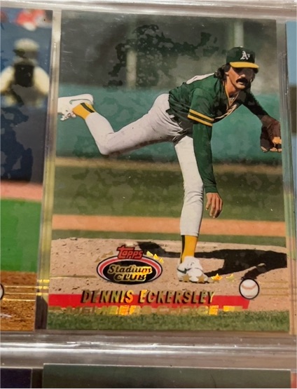 1993 Topps Stadium Club #291 Dennis Eckersley — front