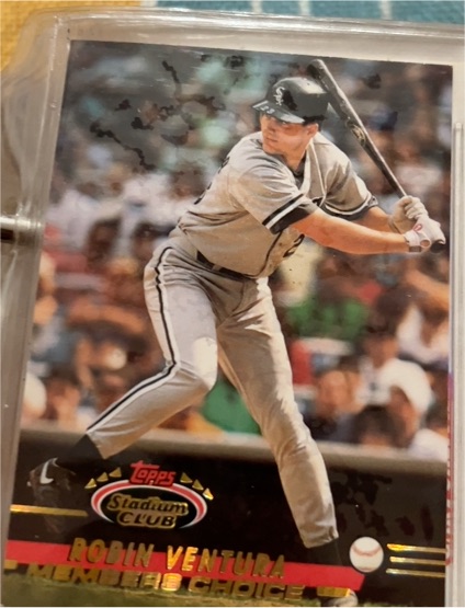 1993 Topps Stadium Club #295 Robin Ventura Members Choice — front