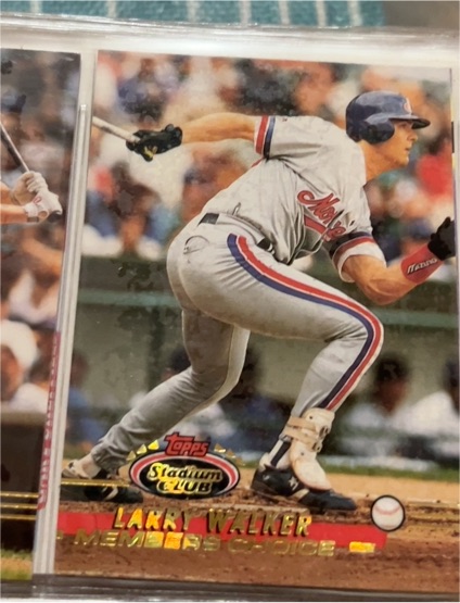 1993 Topps Stadium Club Members Choice #299 Larry Walker — front