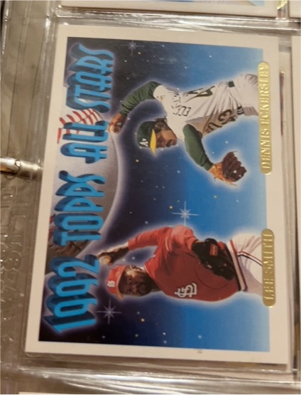 1993 Topps Gold #411 Dennis Eckersley / Lee Smith — front