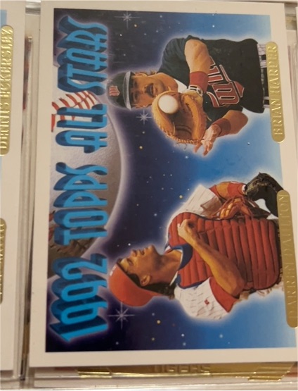 1993 Topps Gold #408 Darren Daulton / Brian Harper — front