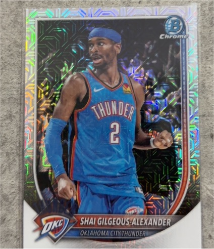2025-26 Bowman Chrome #BCV-106 Shai Gilgeous-Alexander — front