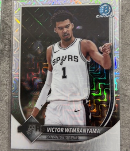 2025 Bowman Chrome #BCV-143 Victor Wembanyama — front