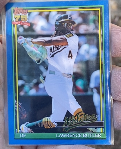 2026 Topps Series 1 #T91-85 Lawrence Butler — front