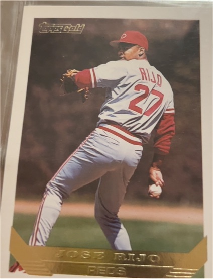 1993 Topps Gold #165 Jose Rijo — front