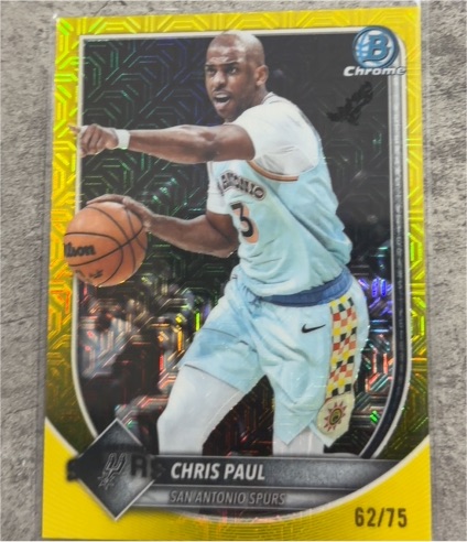 2025 Topps Bowman Chrome #BCV-146 Chris Paul — front