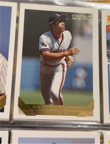 1993 Topps Gold #184 Damion Easley — front