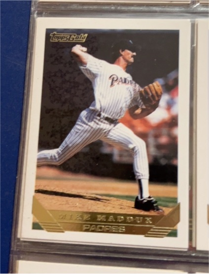 1993 Topps Gold #329 Mike Maddux — front