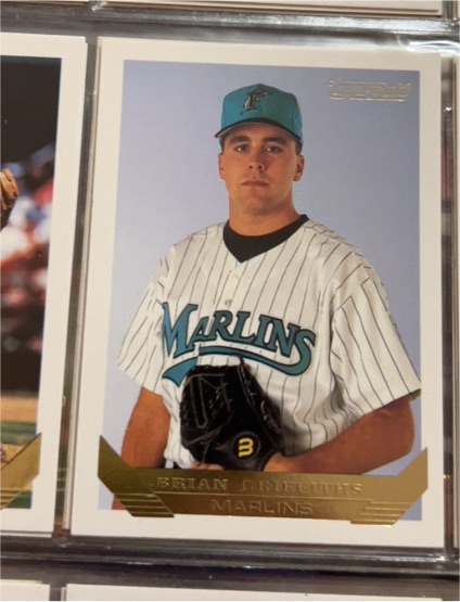 1993 Topps Gold #483 Brian Griffiths — front