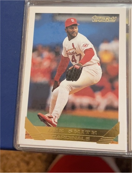 1993 Topps Gold #12 Lee Smith — front