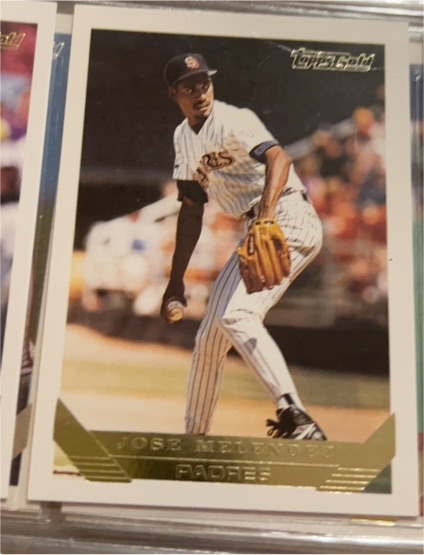 1993 Topps #58 Jose Melendez — front