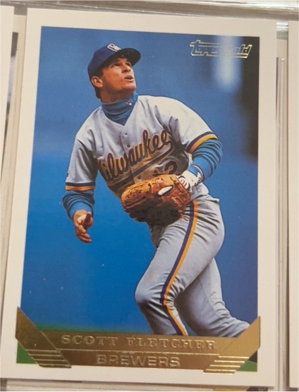 1993 Topps #97 Scott Fletcher — front