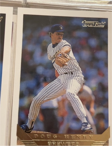 1993 Topps Gold #343 Doug Henry — front