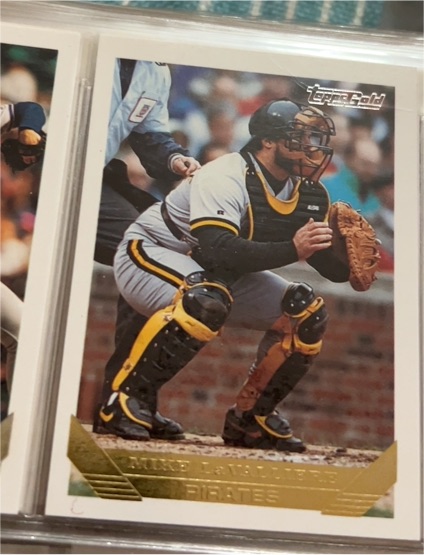 1993 Topps Gold #54 Mike LaValliere — front