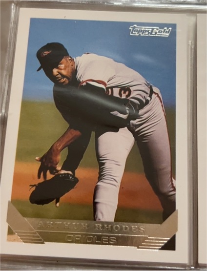 1993 Topps Gold #554 Arthur Rhodes — front