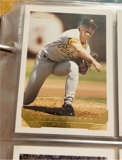 1993 Topps Gold #190 Doug Drabek — front