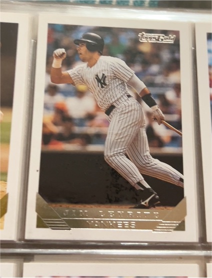1993 Topps Gold #385 Jim Leyritz — front