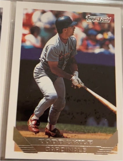 1993 Topps Gold #428 Todd Zeile — front
