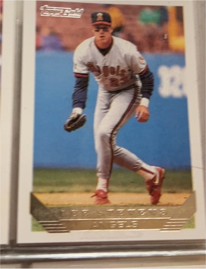 1993 Topps Gold #467 Lee Stevens — front