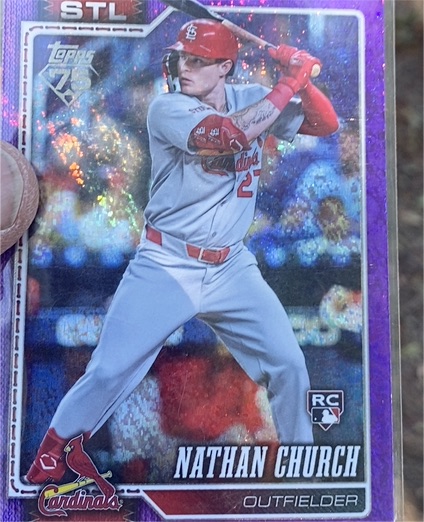 2026 Topps Series 1 #24 Nathan Church — front