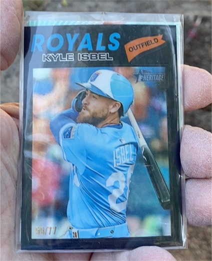 2026 Topps Heritage #365 Kyle Isbel — front