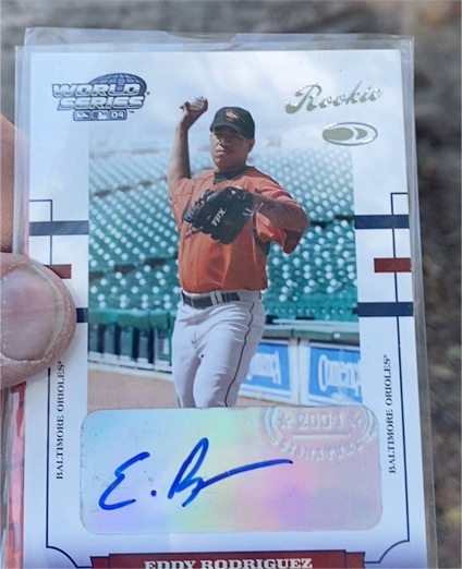 2004 Donruss World Series #188 Eddy Rodriguez — front