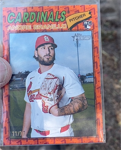 2026 Topps Heritage #32 Andre Granillo — front