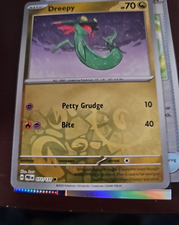 2025 Pokemon #071 Dreepy — front