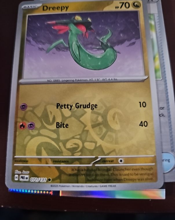 2025 Pokemon #071 Dreepy — front