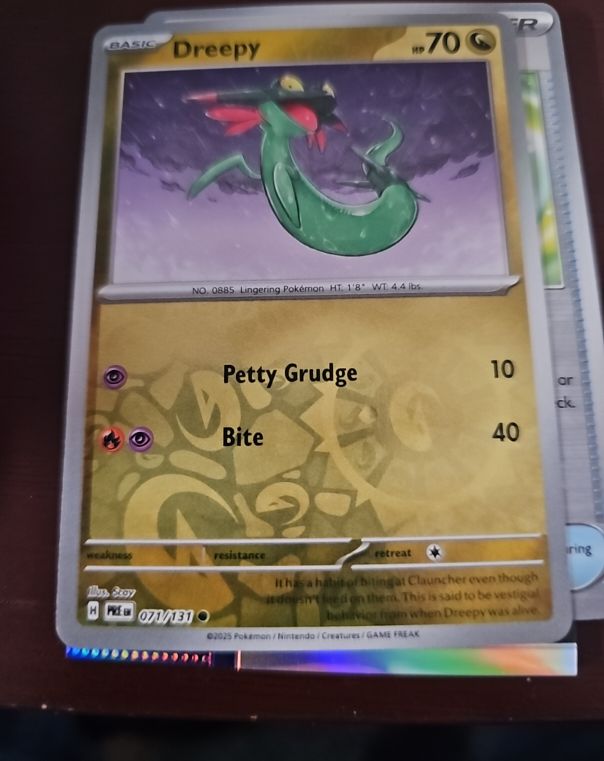 2025 Pokemon #071 Dreepy — front