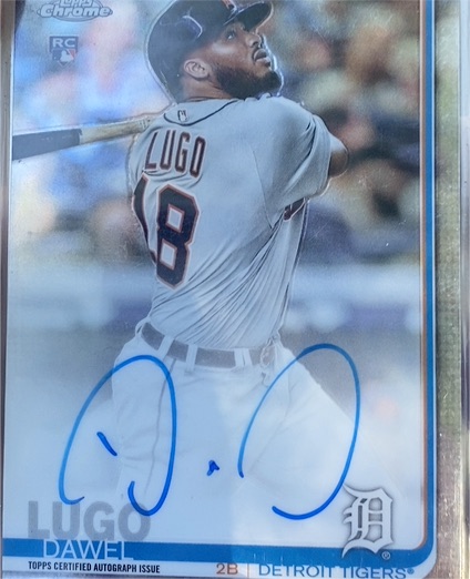 2019 Topps Chrome #RA-DL Dawel Lugo — front