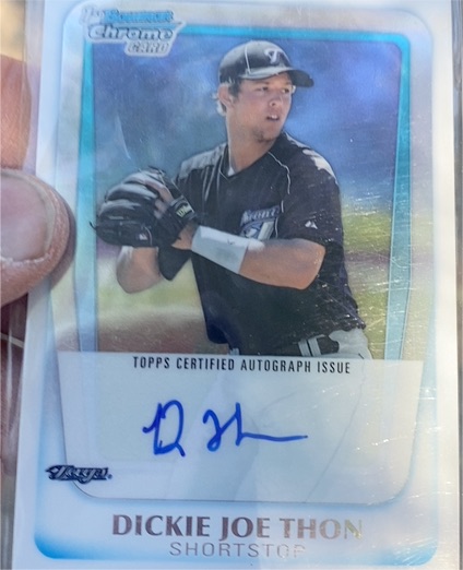 2011 Bowman Chrome #BCP184 Dickie Joe Thon — front