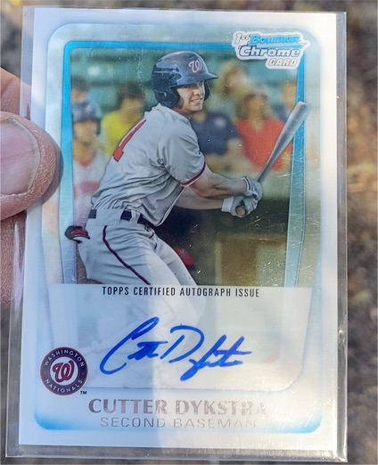 2011 Bowman Chrome #BCP164 Cutter Dykstra — front