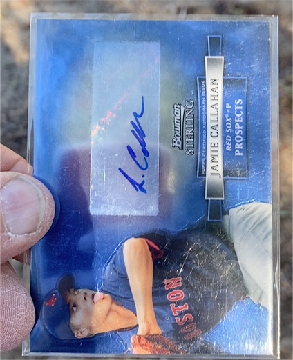 2012 Bowman Sterling #BSAP-JC Jamie Callahan Prospect Autographs — front