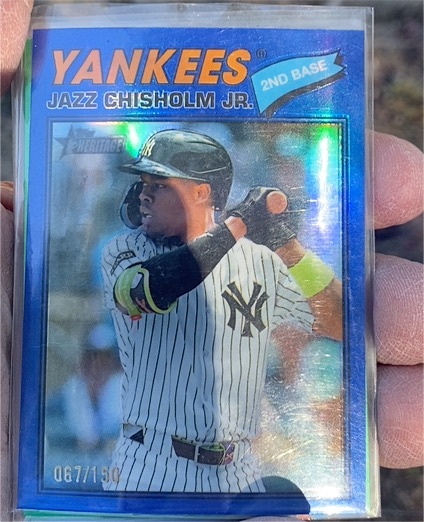 2026 Topps Heritage #196 Jazz Chisholm Jr. — front