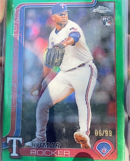 2025 Topps Chrome #73 Kumar Rocker — front
