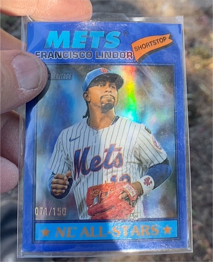 2026 Topps Heritage #146 Francisco Lindor — front