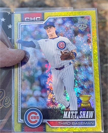 2026 Topps Series 1 #27 Matt Shaw — front