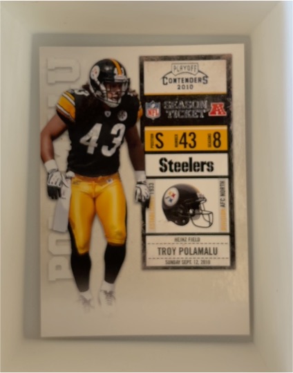 2010 Panini Playoff Contenders #79 Troy Polamalu — front