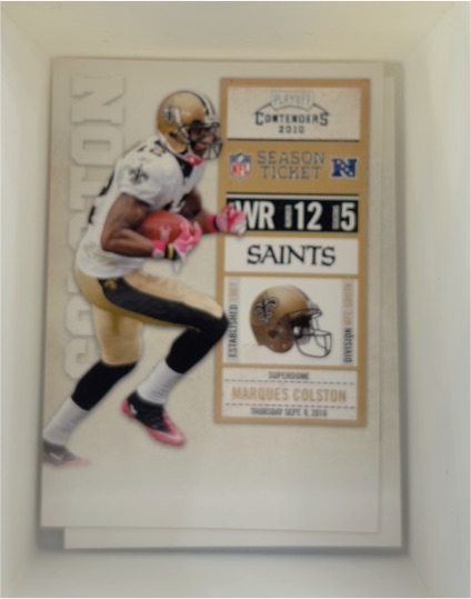 2010 Playoff Contenders #061 Marques Colston — front