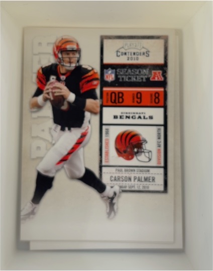 2010 Playoff Contenders #19 Carson Palmer — front