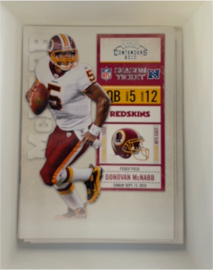 2010 Playoff Contenders #99 Donovan McNabb — front