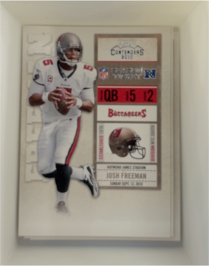 2010 Playoff Contenders #93 Josh Freeman — front