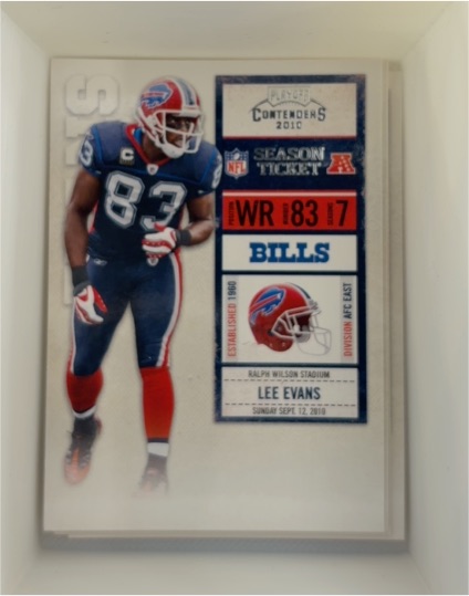 2010 Playoff Contenders #83 Lee Evans — front