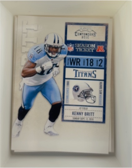 2010 Panini Playoff Contenders #96 Kenny Britt — front
