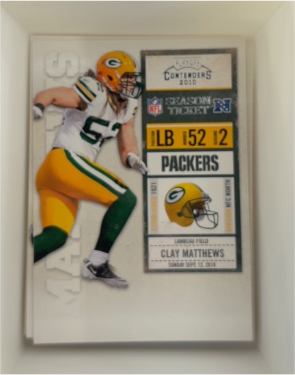 2010 Panini Playoff Contenders #35 Clay Matthews — front